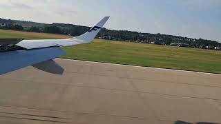 Kraków Balice Lądowanie samolotem Finnair 15072024 [upl. by Eirrotal]