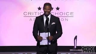 Jamie Foxx Makes a Surprise Appearance Full Speech [upl. by Sillad]