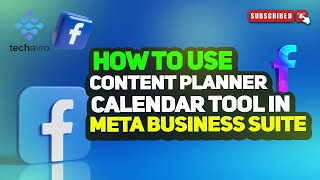 How To Use Content Planner Calendar Tool In Meta Business Suite 2024 [upl. by Ajiram]