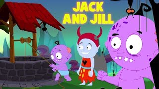 Jack y Jill subió la colina rimas en español Halloween Songs Jack and Jill [upl. by Ydnal]