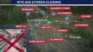 List of LA RiteAid locations closing [upl. by Adhamh]