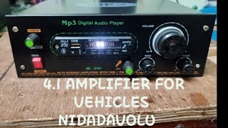 41 AMPLIFIER FOR VEHICLES TO NIDADAVOLU CUSTOMER HOME THEATERS HampS AUDIO [upl. by Federica]