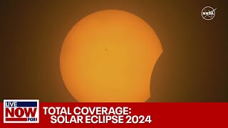 Watch the April 8 2024 solar eclipse coverage from around the country  LiveNOW from FOX [upl. by Grissel]