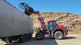 Weidemann 9580T in Central Alberta [upl. by Ahseuqram]