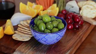 Warmed Castelvetrano olives with lemon amp garlic Vegan [upl. by Novets]