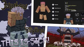 This New Jujutsu Kaisen Addon Is INSANE  Jujutsu Beyond AddonMod For Minecraft PE  12051 [upl. by Ihskaneem370]