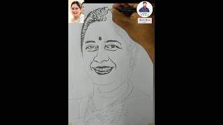 Anuja Sunil kedar  Pencil Sketch Drawing  Saoner Vidhansabha  Congress Candidate mla congress [upl. by Nashoma811]