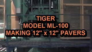 TIGER ML100 MAKING 12x12 SLAB [upl. by Eizus]