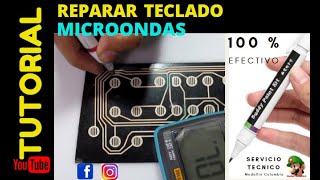 Lápiz De Tinta Conductivo Mágico Para Reparación De Circuito DIY REPARACIÓN TECLAS MICROONDAS [upl. by Gabriella]