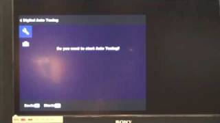 How to retune a Sony Bravia TV  Standard Menu [upl. by Shaddock10]