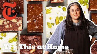 Make Holiday Candy With Claire Saffitz  Try This at Home  NYT Cooking [upl. by Oilejor]