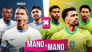 URUGUAI X BRASIL QUEM É MELHOR  MANO A MANO DA COPA AMÉRICA 2024 [upl. by Irat704]