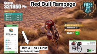 Update Red Bull Rampage • Bike Trick • 321k pts with STANDARD Pizza Bike via FFA • Riders Republic [upl. by Tabshey119]