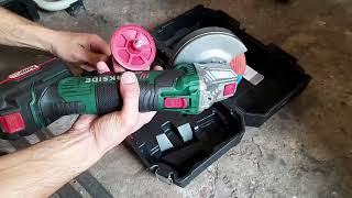 Parkside 20V cordless angle grinder with variable speed [upl. by Melise]