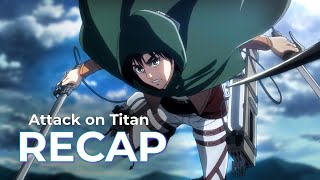 Attack on Titan RECAP Full Series before the Final Episode [upl. by Yra]