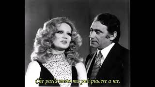 Mina amp Alberto Lupo  Parole Parole1972 WITH ITALIAN LYRICS [upl. by Edrick148]