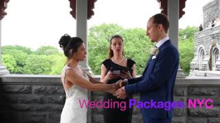 Central Park Wedding Elopement at Belvedere Castle [upl. by Reynold]