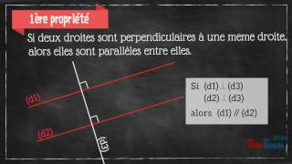 6Propriétés droites parallèles et perpendiculaires [upl. by Mead494]