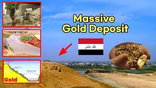 Massive Gold Deposits Found under Euphrates River Drying Up Gold Prophecy is true [upl. by Ettenel]