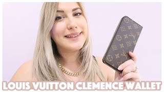 Louis Vuitton Clemence Wallet  6 Month Review [upl. by Eiramave]