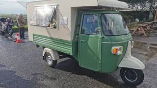 PIAGGIO APE CAMPER PROJECT Worlds smallest Campervan [upl. by Aivuy]