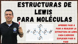 COMO HACER ESTRUCTURAS DE LEWIS PARA MOLÉCULAS QUÍMICA CON IRWIN [upl. by Cris188]