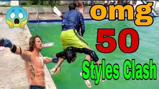 I Challenge Haroon Twins To Show Fifty Styles Clash💪50 Styles Clash Challenge AJ Styles Finishers🔥 [upl. by Hakceber]