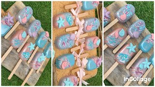 quotPart1quot Recette magnums cakes avec une délicieuse farce thème sirène 🧜‍♀️ [upl. by Anelah]