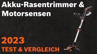 TOP 7 Die besten Akku Rasentrimmer amp Motorsensen Test amp Vergleich 2023 Deutsch [upl. by Ttreve384]