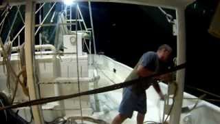 pulling up the shrimp net after short tow with the Wing Trawling System [upl. by Hermosa186]