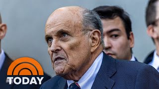 Rudy Giuliani turns over assets to two Georgia election workers [upl. by Bendix]