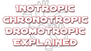 Inotropic Chronotropic And Dromotropic Explained  Something In About 5 Minutes  Medic Materials [upl. by Tolman]