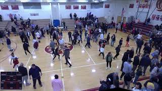 DIII Semifinal Columbia High School vs Delonte Catholic Varsity Basketball [upl. by Aixela]