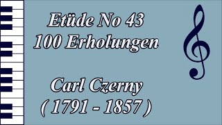 Etüde No 43  Carl Czerny [upl. by Eldwon]