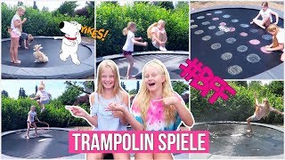 10 ARTEN VON TRAMPOLIN SPIELEN bei Langeweile BFF MaVie Family [upl. by Razatlab]