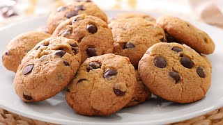 Galletas con Chips de Chocolate SIN HORNO  Chocolate Chip Cookies [upl. by Crisey]