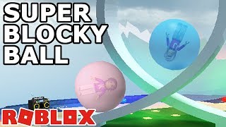 Roblox Super Blocky Ball  SPEEDY MARBLE RACING [upl. by Dian]