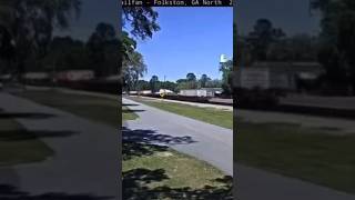 Footage From The Folkston GA Train Collision narrowgauge railway railroad traincrash [upl. by Ahsiat]