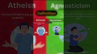 atheism vs Agnosticism religionexplained history religion facts christmas religiouscomparison [upl. by Dovev]