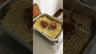 Make giant noodles with me asmr food cooking asmrfood noodles lunch koreanfood [upl. by Dnalyk]