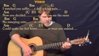 Wild Horses Rolling Stones Strum Guitar Cover Lesson with ChordsLyrics wildhorses guitarlesson [upl. by Faustus]