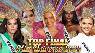 MISS UNIVERSE 2024 TOP FINAL MÁXIMAS FAVORITAS A CORONAR [upl. by Adnorhs]