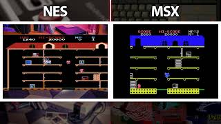 Mappy  Nes vs MSX [upl. by Sairtemed]