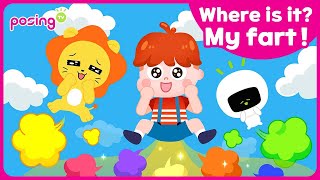 Where is it My fart💨  Poo fart  Funny Song for Kids  Nursery Rhymes  posingTV [upl. by Walcott459]