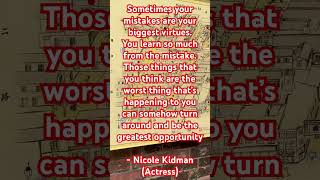 Nicole Kidman Quote on the Importance Of Failure lifestrategies Shorts [upl. by Pandora]