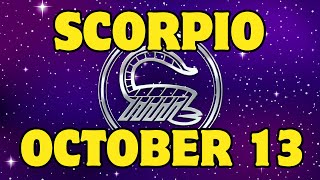 Scorpio ♏ 🌈 𝐇𝐮𝐠𝐞 𝐒𝐮𝐜𝐜𝐞𝐬𝐬 🙌Horoscope For Today October 13 2024  Tarot [upl. by Adnalor925]