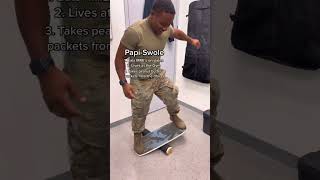 Lunch Break Shenanigans Hilarious Balancing Challenge usshorts militaryshorts breaktimevideos [upl. by Aylmer]