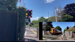 Warblington level crossing Hampshire [upl. by Oriole]