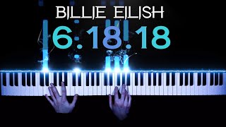 Billie Eilish  61818 XXXTENTACION tribute  piano cover  tutorial  how to play [upl. by Goddart]