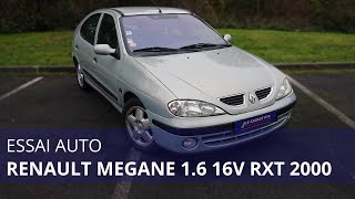 TEST AUTO  RENAULT MEGANE 16 16V RXT 2000 [upl. by Ynor]